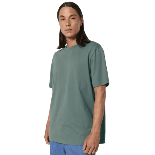 Coloured Stanley Stella Sparker Unisex Relaxed T-Shirt in Green Bay