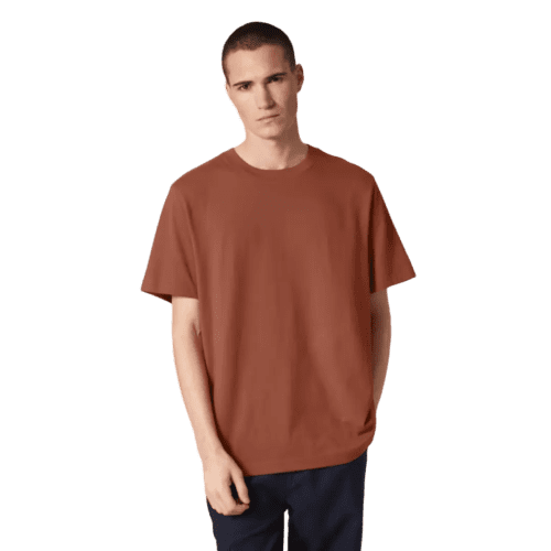 Coloured Stanley Stella Sparker Unisex Relaxed T-Shirt in Heritage Brown