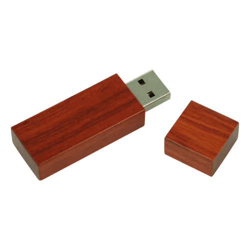 Wooden USB Flashdrives in Dark Wood