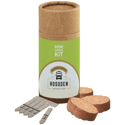 Logo branded Cardboard Tube Gardens in Kraft with a design from Total Merchandise