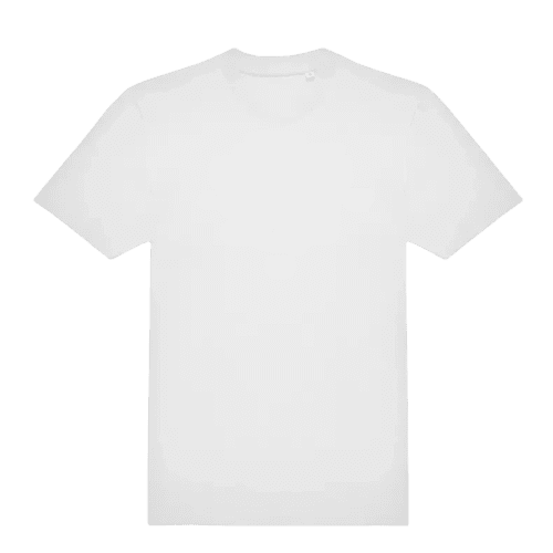 Customisable B&C Heavyweight White Cotton T-Shirt in White with your logo from Total Merchandise