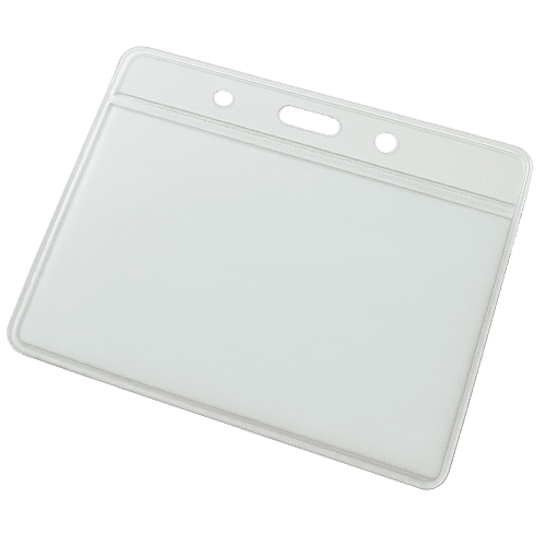 Branded Clear PVC Card Holders in Clear from Total Merchandise