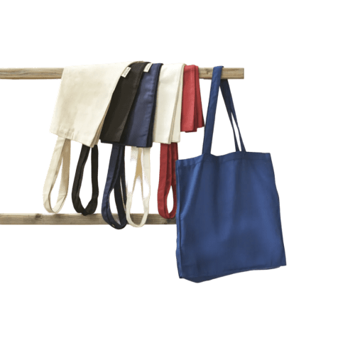 Odessa Recycled Natural Cotton Tote Bag in Natural printed with your logo from Total Merchandise