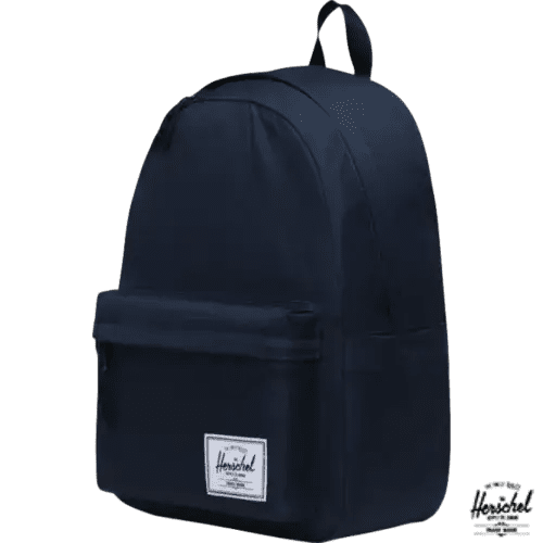 Custom Herschel Classic™ Recycled Laptop Backpack in Navy Blue from Total Merchandise