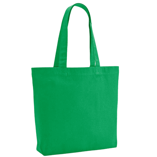 Customised Branded Handle Recycled Tote Bag in Green from Total Merchandise