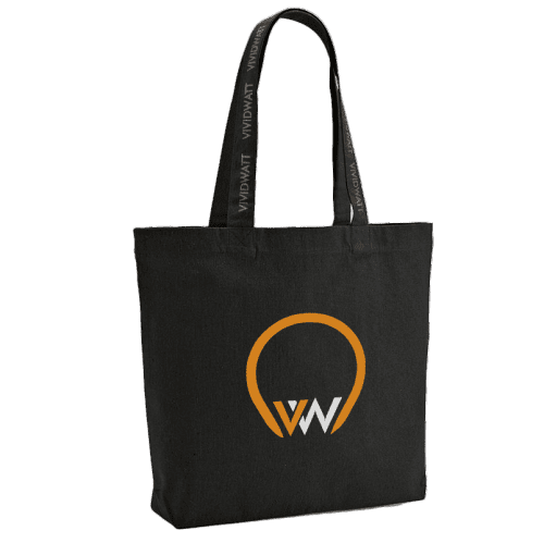 Branded Handle Recycled Tote Bag