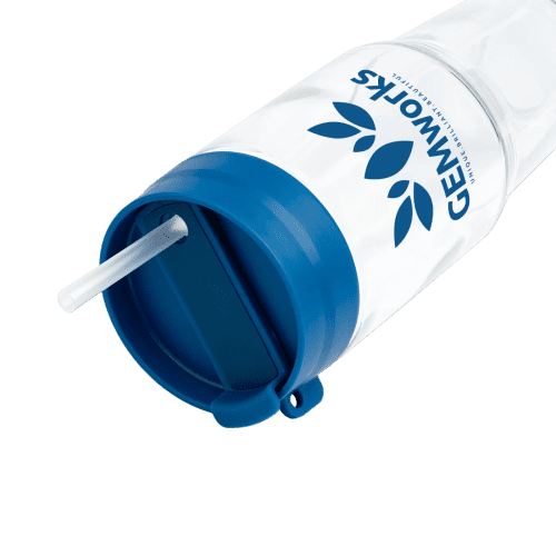 Side view of the 1L Recycled Glass Tumbler from Total Merchandise