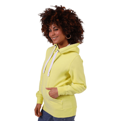 Promotional Cottonridge Titan Ultra Premium Hoodies in Lemon Drop from Total Merchandise