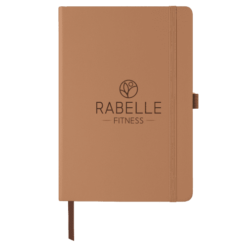 Logo branded Custom Colour A5 Notebook with a design from Total Merchandise
