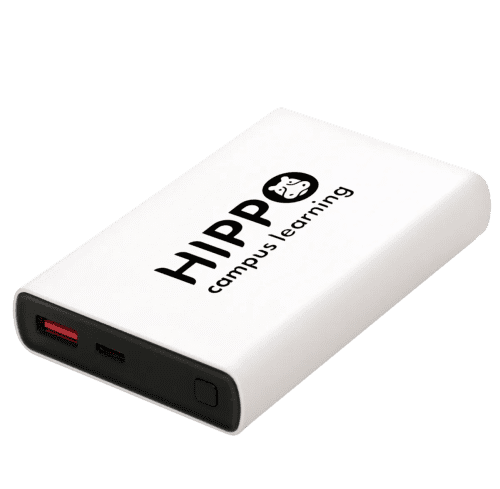 Promotional NOVA 10000mAh Fast Charge Powerbank in White from Total Merchandise