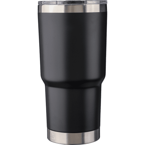 590ml Stainless Steel Double Walled Travel Mug in Black