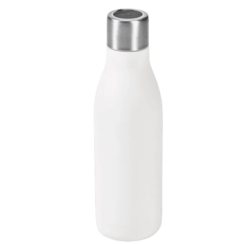 Promotional Parana UV Sanitising Water Bottle in White with a design from Total Merchandise