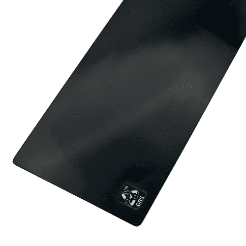 Back of the ruler showing the GRS logo from Total Merchandise