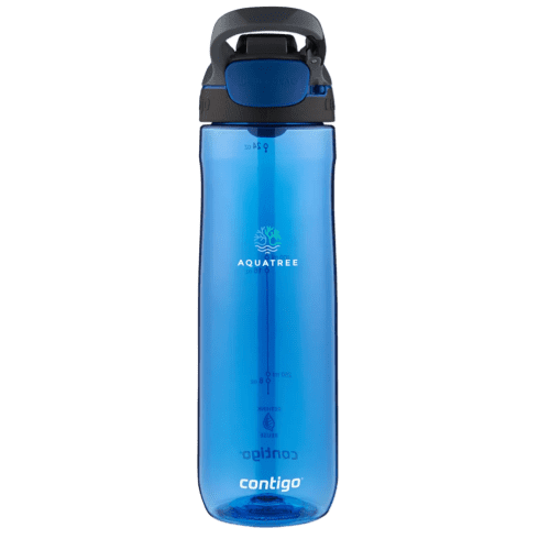 Promotional Contigo® Cortland Tritan™ Renew Water Bottle in Blue with a design from Total Merchandise