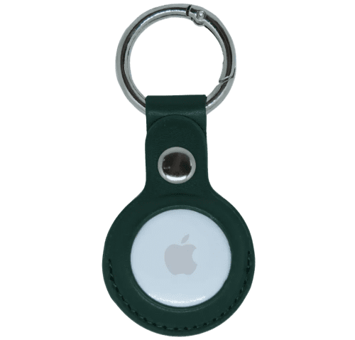 Custom printed Apple AirTag Holders in Green with a design from Total Merchandise