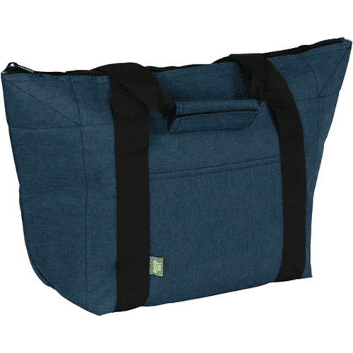 Customised rPET Recycled Cooler Tote Bag in Navy Blue printed with your logo from Total Merchandise