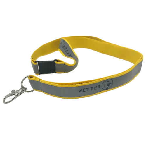 Custom Reflective Lanyard with a design from Total Merchandise