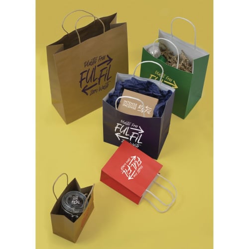 Small White Brunswick Paper Bag