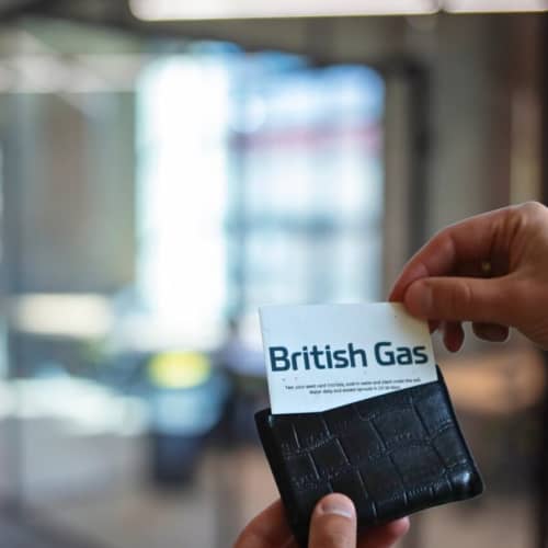Personalisable Seed Paper Business Card in White printed with your logo from Total Merchandise