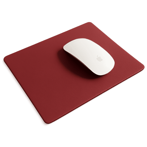 Recycled Flexible Mouse Mat in Raspberry