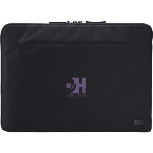 Promotional Case Logic Invigo 15.6" Recycled Laptop Sleeve in Black branded with your company logo