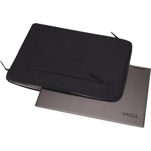 Customisable Case Logic Invigo 15.6" Recycled Laptop Sleeve in Black branded with your company logo