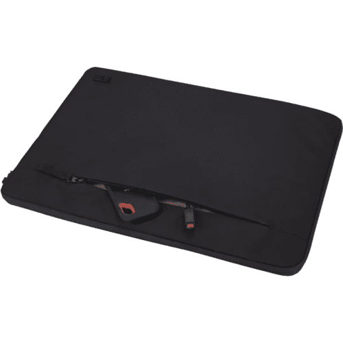Personalisable Case Logic Invigo 15.6" Recycled Laptop Sleeve in Black from Total Merchandise