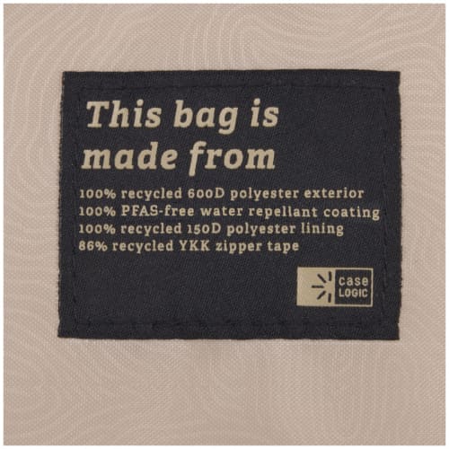 Logo Printed Case Logic Invigo 15.6" Recycled Laptop Sleeve in Black branded with your company logo