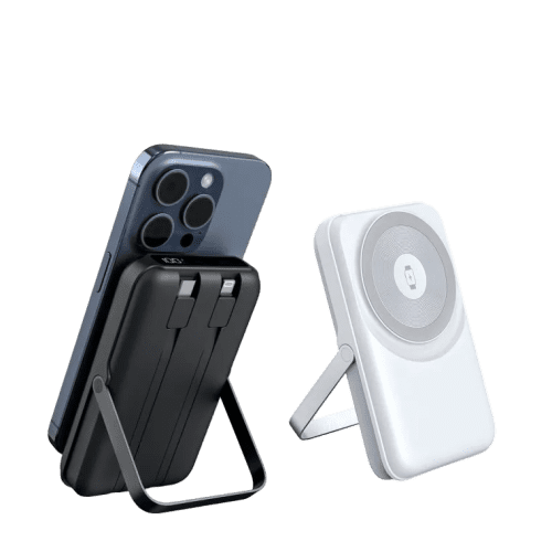 Custom 10,000mAh MagSafe Powerbank with Stand with a design from Total Merchandise