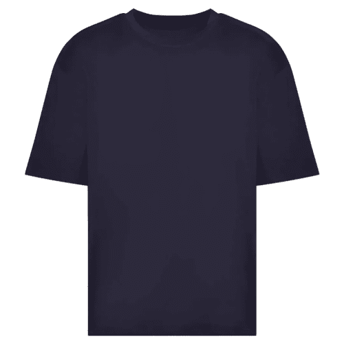 Logo Branded Coloured AWDis Unisex Oversized T-Shirt in New French Navy from Total Merchandise