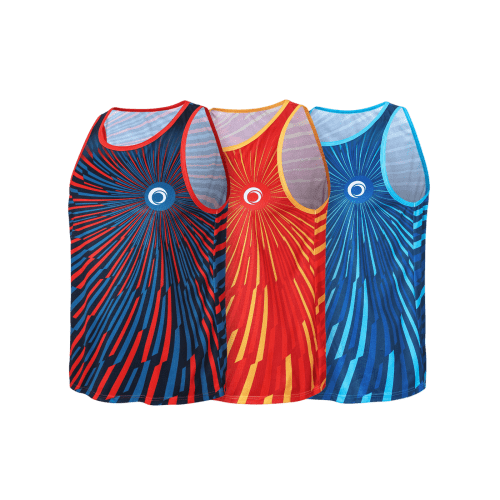 Customisable All Over Printed Men's Sports Vest in White from Total Merchandise