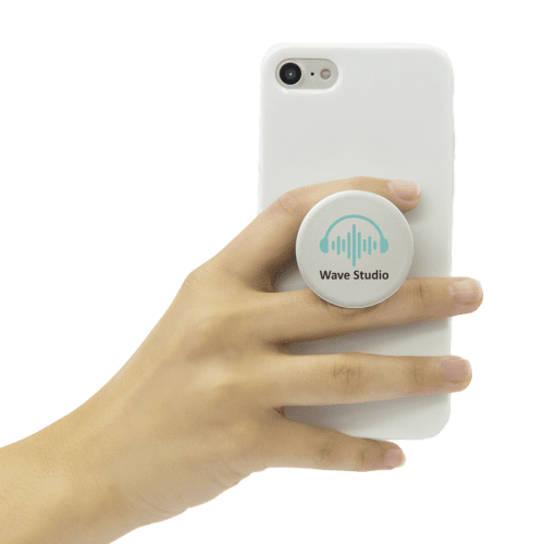 Promotional PopSockets PopGrip Basic Branded with a Logo from Total Merchandise