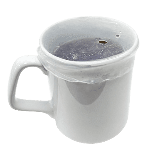 Custom Printed Anti Spiking Drink Protectors Over a Mug from Total Merchandise