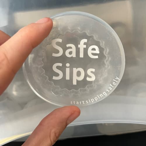 Custom Printed BlockTek Anti Spike Drink Protectors from Total Merchandise