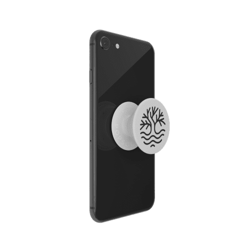 Promotional Swappable Top PopSockets in White printed with your logo from Total Merchandise