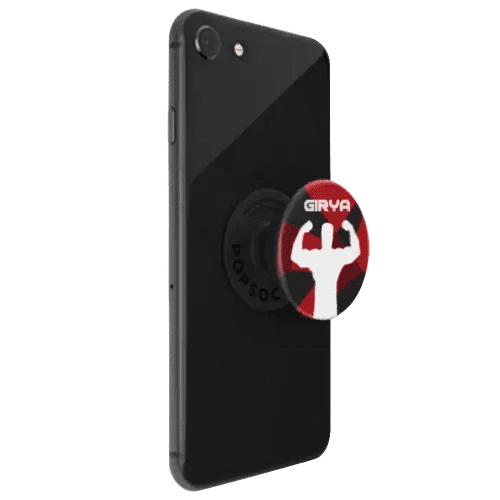 Personalisable Swappable Top PopSockets in Black printed with your logo from Total Merchandise