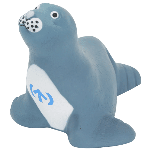 Customisable Stress Seal in Grey printed with your company logo from Total Merchandise