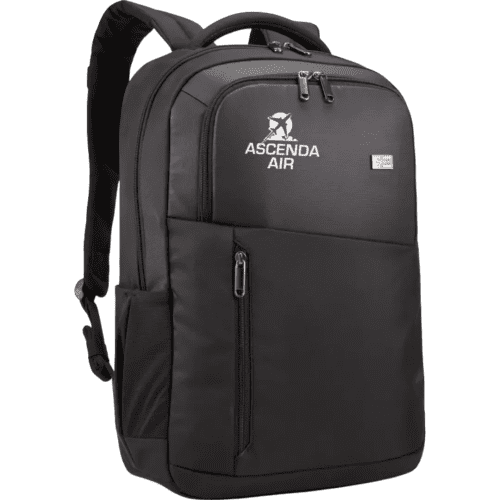 Custom branded Case Logic Propel 15.6'' Laptop Backpack in Black from Total Merchandise