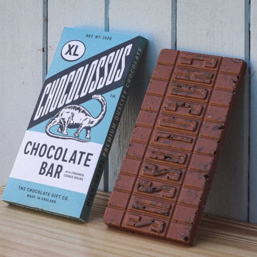 Custom Branded XL Oreo Chocolate Bar with branded gift box in full colour from Total Merchandise