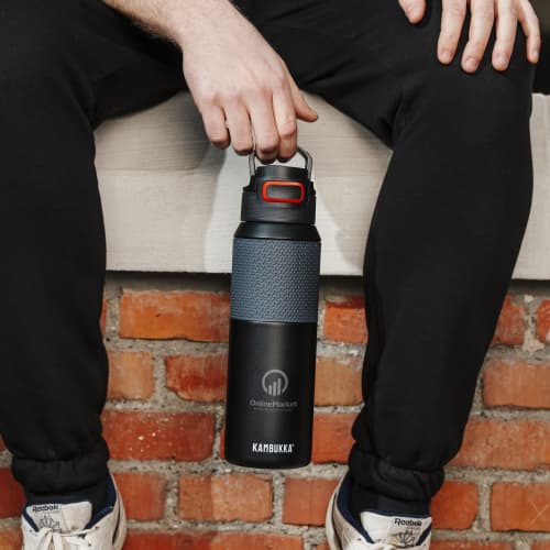 Lifestyle image of the Kambukka® Elton Insulated 1 Litre Water Bottle from Total Merchandise