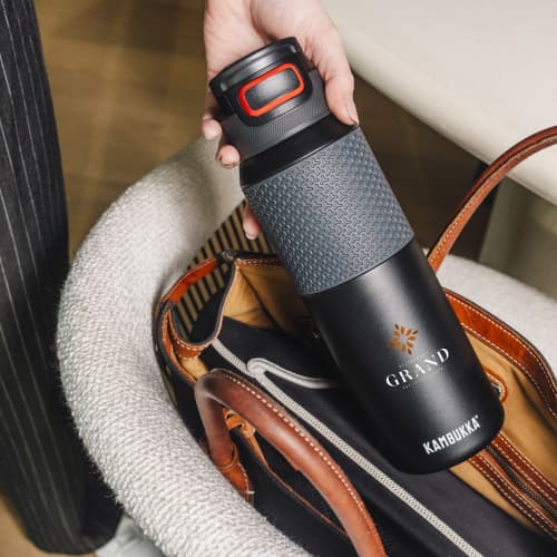 Lifestyle image of the Kambukka® Elton Insulated 1 Litre Water Bottle from Total Merchandise