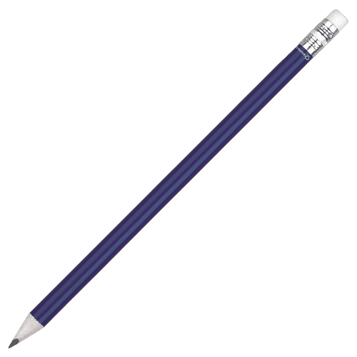 UK Printed Recycled Paper Pencil in Blue from Total Merchandise