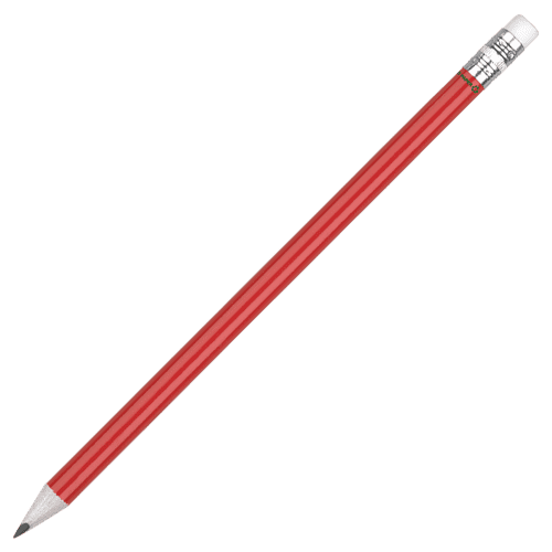 Promotional Recycled Paper Pencil in Red from Total Merchandise