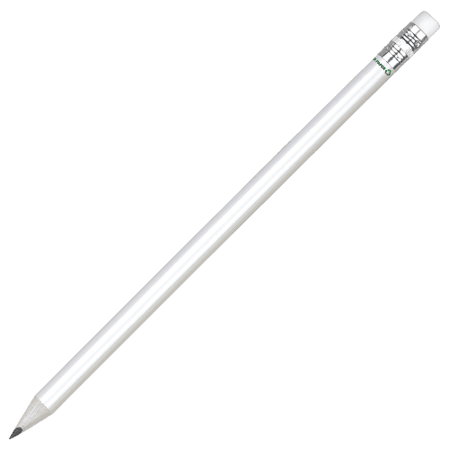 Promotional Recycled Paper Pencil in White from Total Merchandise
