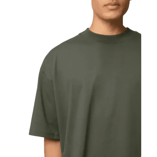 Close up image of the Coloured Stanley/Stella Blaster Oversized T-Shirts from Total Merchandised