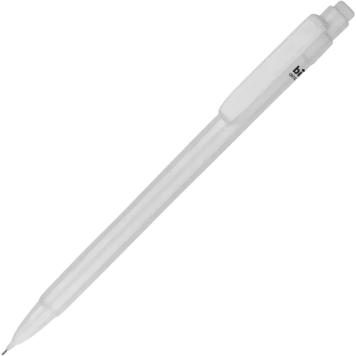 Custom Printed Recycled Auto-Pencil in White from Total Merchandise