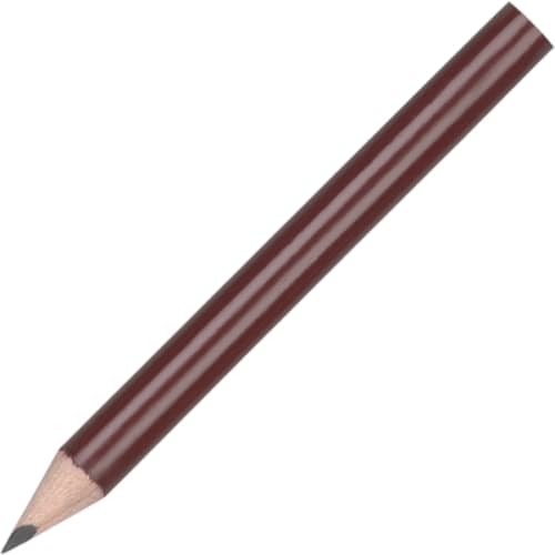 Custom Branded Mini Pencils in Dark Red from Total Merchandise