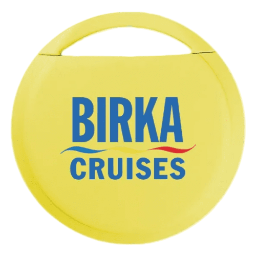 Logo Printed MFi Certified Apple Bluetooth Tracker in Yellow from Total Merchandise
