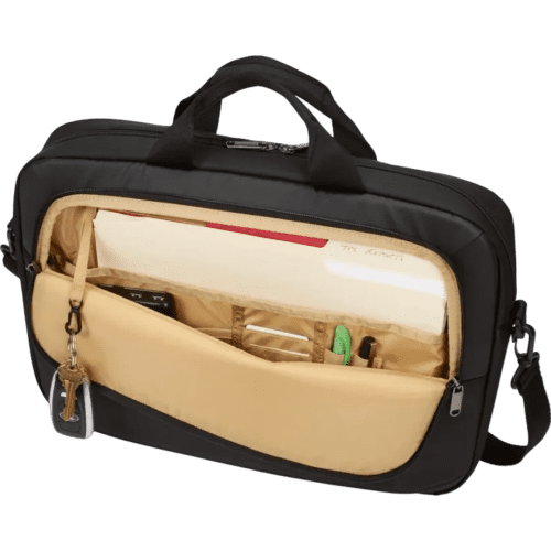 Lifestyle image of the Case Logic Propel 15.6" Laptop Briefcase in Black from Total Merchandise