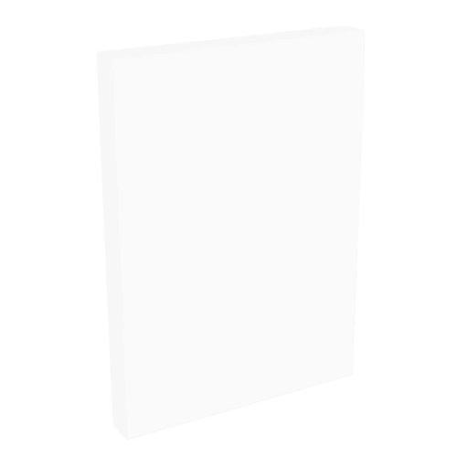 Personalisable Notepad Gift Box in White branded with your logo in a full colour design